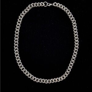 Ch Silver Chain Necklace